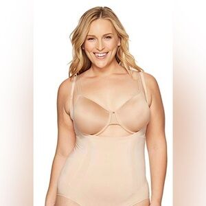 Spanx 10129P Oncore Open-Bust Panty Bodysuit Soft Nude Size 3X